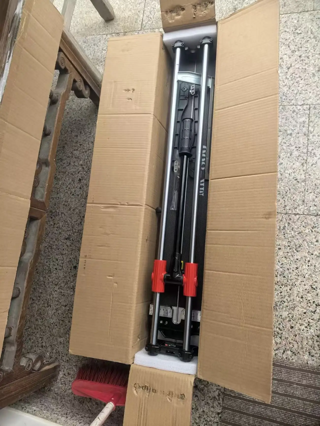 Dual Track Manual Tile Cutter Aluminum Base 600-1200mm Wall Floor Tile Push Cutting Knife