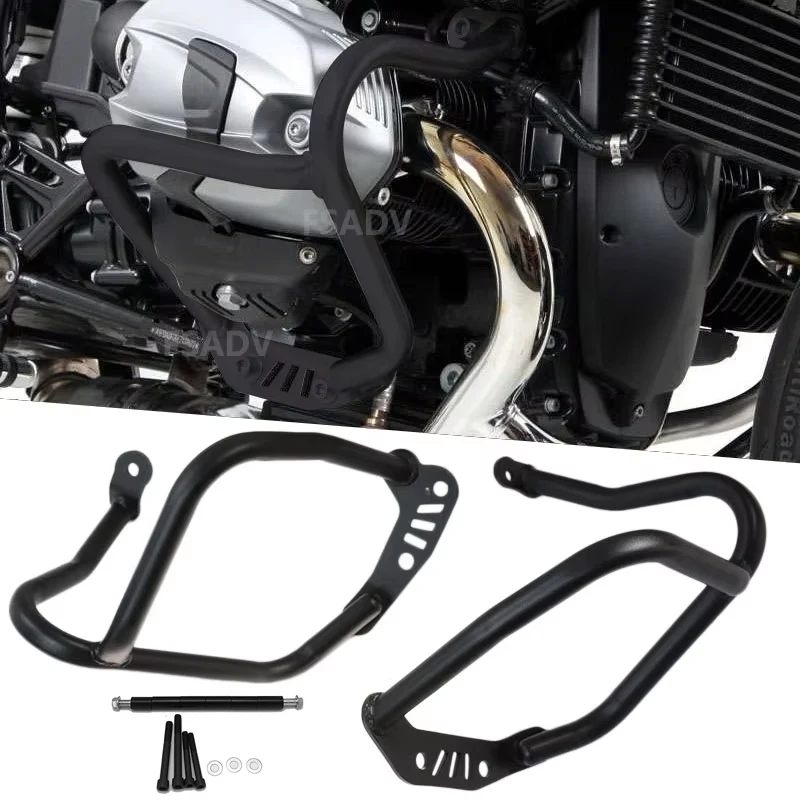 

Для BMW R Nine T R9T R1200 R NINET R NINET Scrambler 2014-2023 мотоциклетные защитные дуги, защита двигателя, бампер, защитная рамка, слайдер