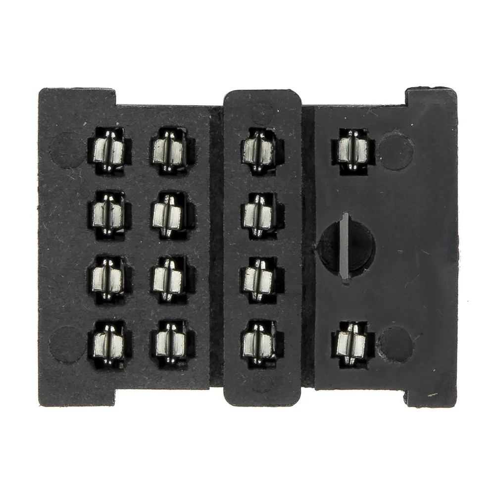 50pcs / lot PY14 18F-4Z-A2 welding type relay socket for MY4 HH54P H3Y-4 relay