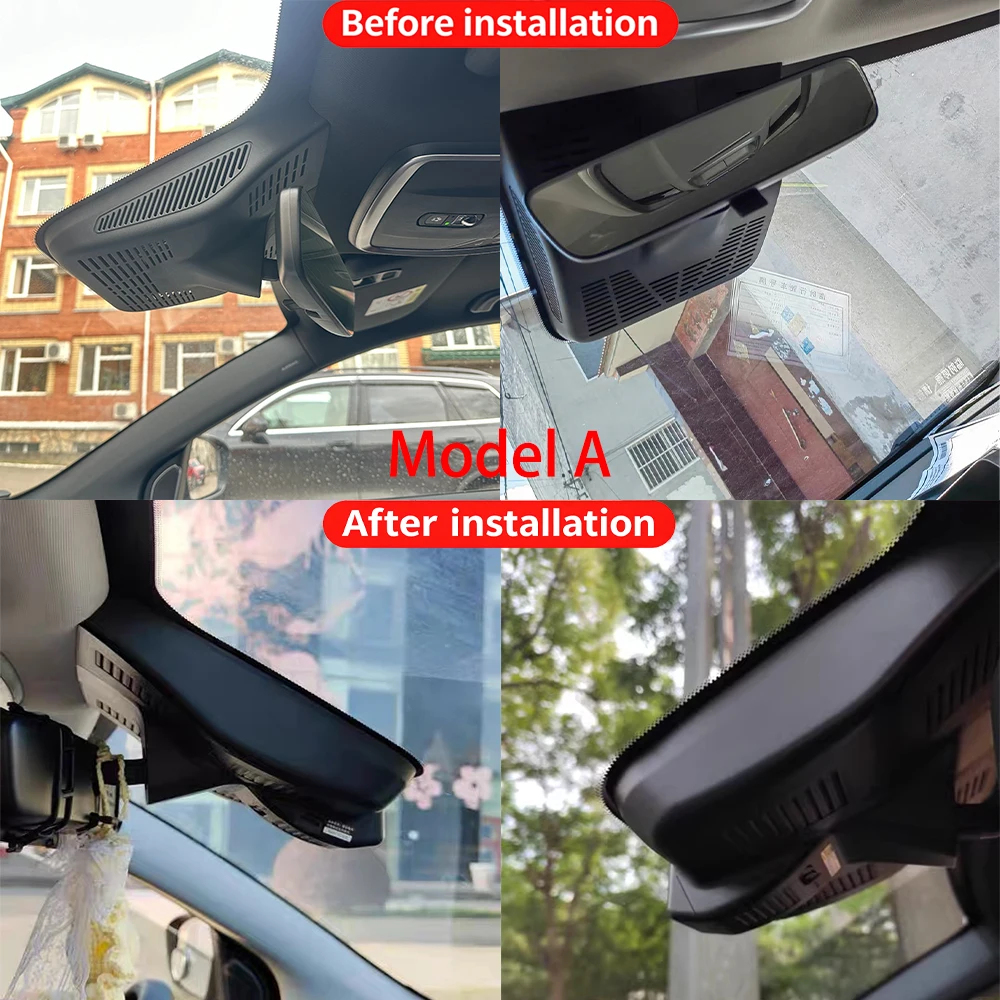 for Geely Coolray Binyue L Cool BelGee Proton X50 2018-2026 Wifi DVR 4K Dash Cam Front Rear Camera Night Vision Video Recorder
