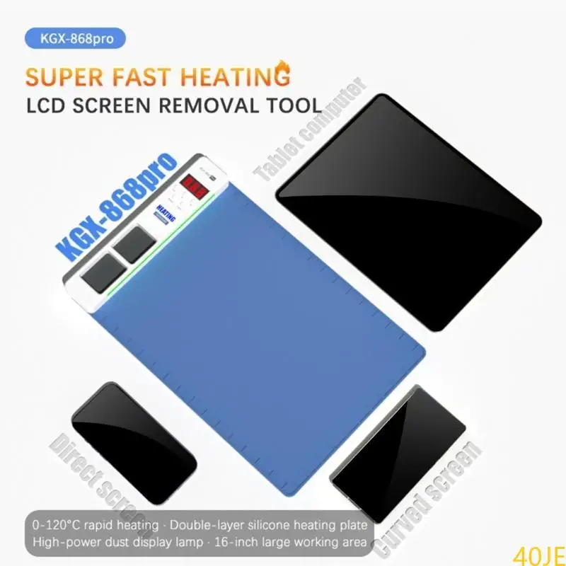 40JE 16inch LCD Separator Silicon Preheating Mat For Phone Display Screen Disassembly