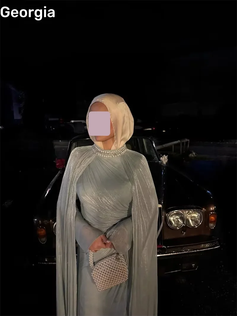 Robes à col rond personnalisées pour événements spéciaux, longueur au sol, à volants, fermeture éclair, manches longues, robe de mariée