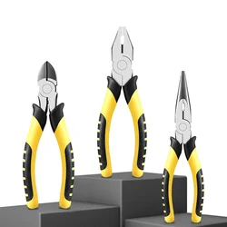 6 Inches Wire Pliers Sharp Large Opening Stripping Pliers Industrial Grade Labor-saving Household Electrician Pliers