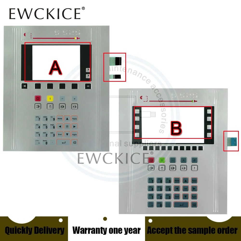 

NEW S525 HMI S 525 PLC Membrane keypad And LCD