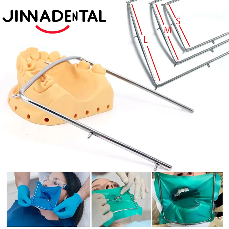 

Нержавеющая сталь стоматологическая резиновая плотина рамка держатель стоматология оральный барьер для поддержки рта стоматологическая лаборатория материал инструменты S/M/L