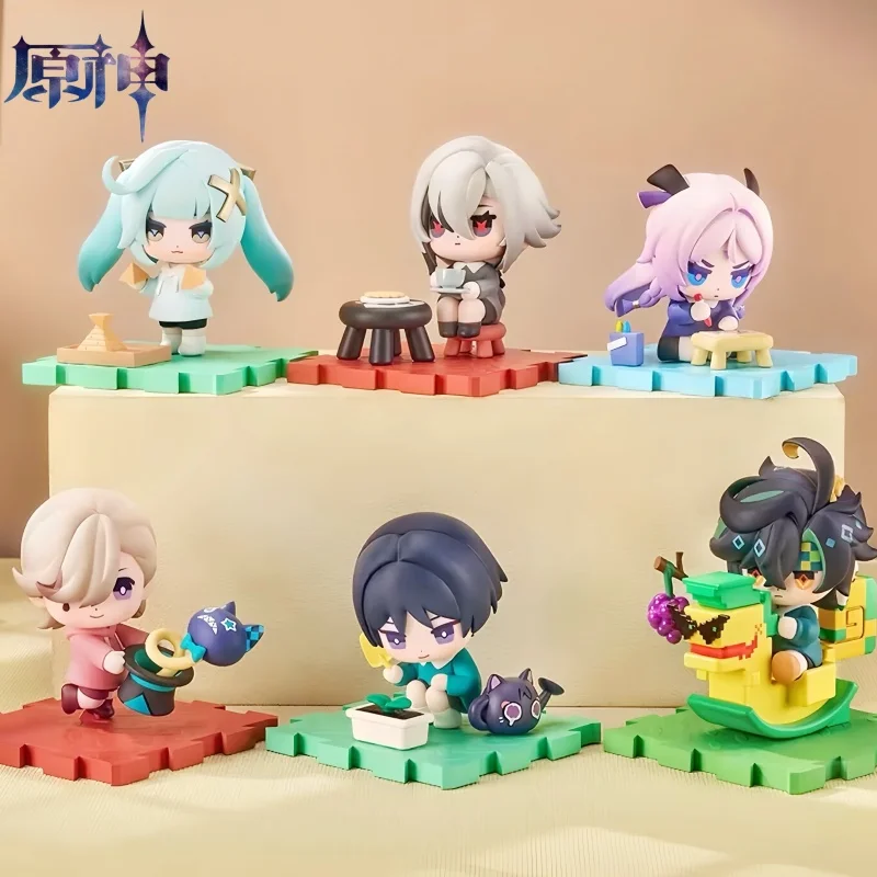 

New Original Genshin Impact Sweet Dreams Series Kinich Q Version Blind Box Figure Pvc Collectible Desktop Ornament Gift