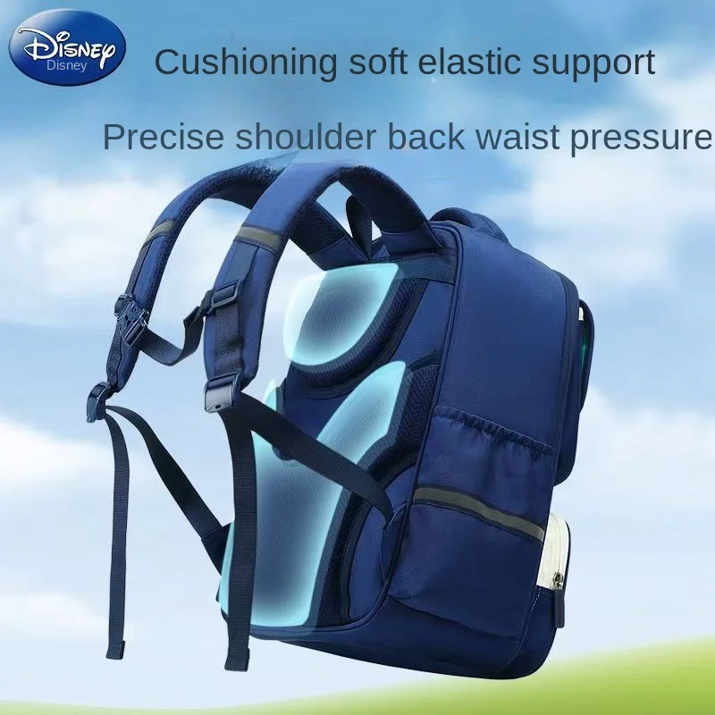 Disney New School Bag For Boy Girl Grade 1-4 Primary Student Shoulder Orthopedic Backpack Large Capacity Water Proof Mochilas