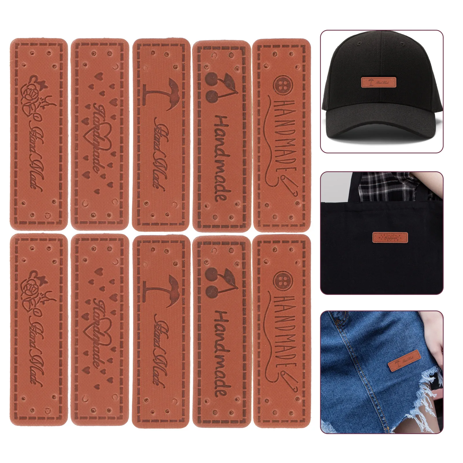 

50 шт. мультяшных этикеток премиум-класса для шитья, для индивидуальной одежды, джинсов, сумок, головных уборов, принадлежности для рукоделия и декора одежды