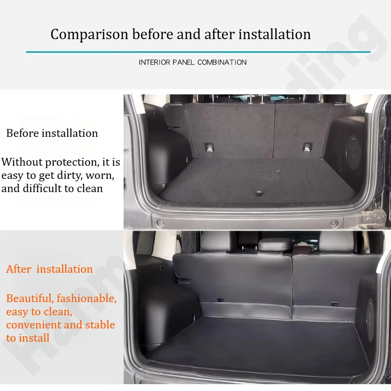 

GWM Haval-V7 2023 2024, антигрязная накладка для багажника/полностью закрытая накладка в багажник/водонепроницаемая накладка для модификации багажника автомобиля