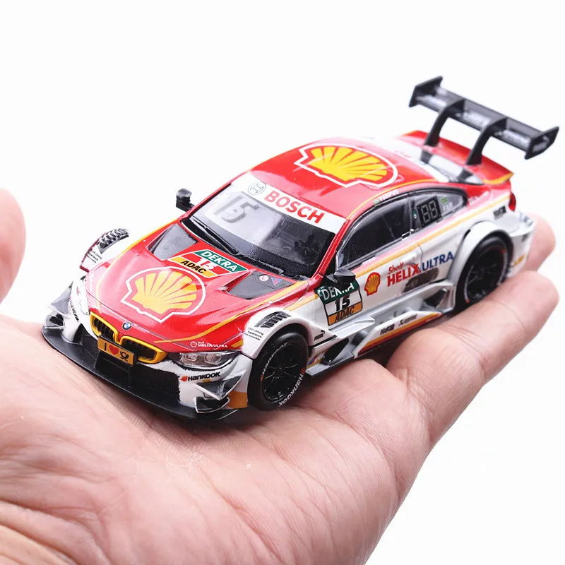 1:43 Bmw M4 Raceauto Hoge Simulatie Diecast Auto Metaallegering Model Auto Geschenkcollectie Decoratief Speelgoed A26