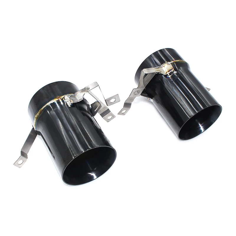 

Electroplated Black Exhaust Tail Mouth For Lamborghini Huracan EVO 2014- Titanium Tips Tail Pipe