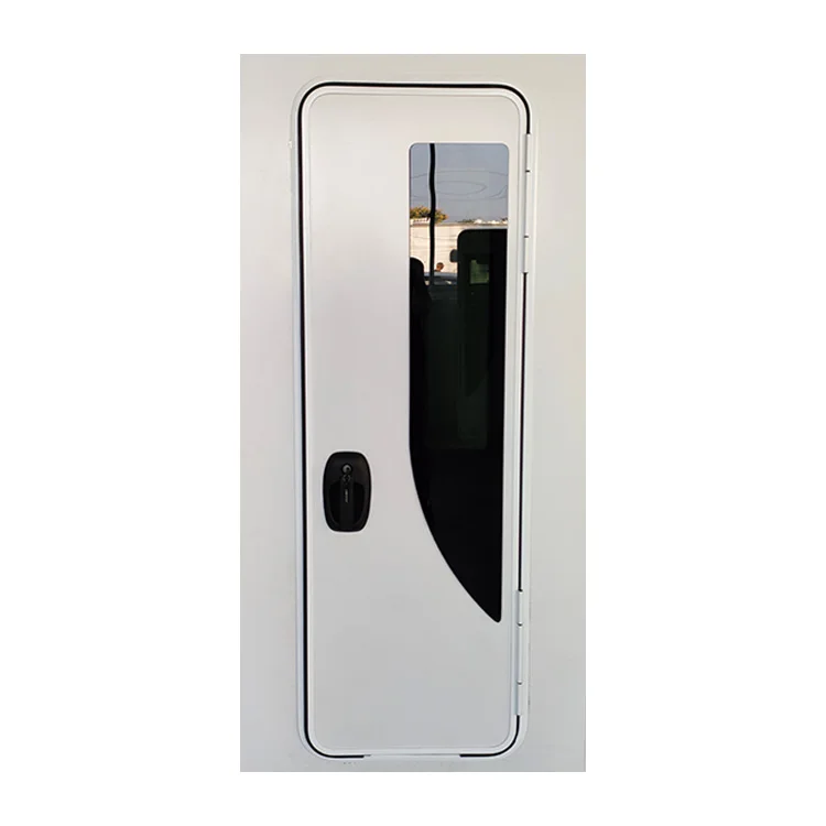 

Custom Size European Style Caravan Rv Entry Caravan Doors With Safety Double-point Lock Password Lock