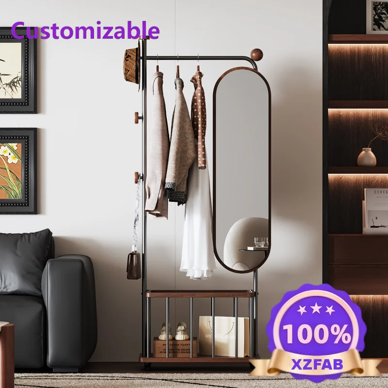 

Factory Direct 2026 Top terra in acciaio inossidabile Camera da letto Casa Soggiorno Appendiabiti con specch