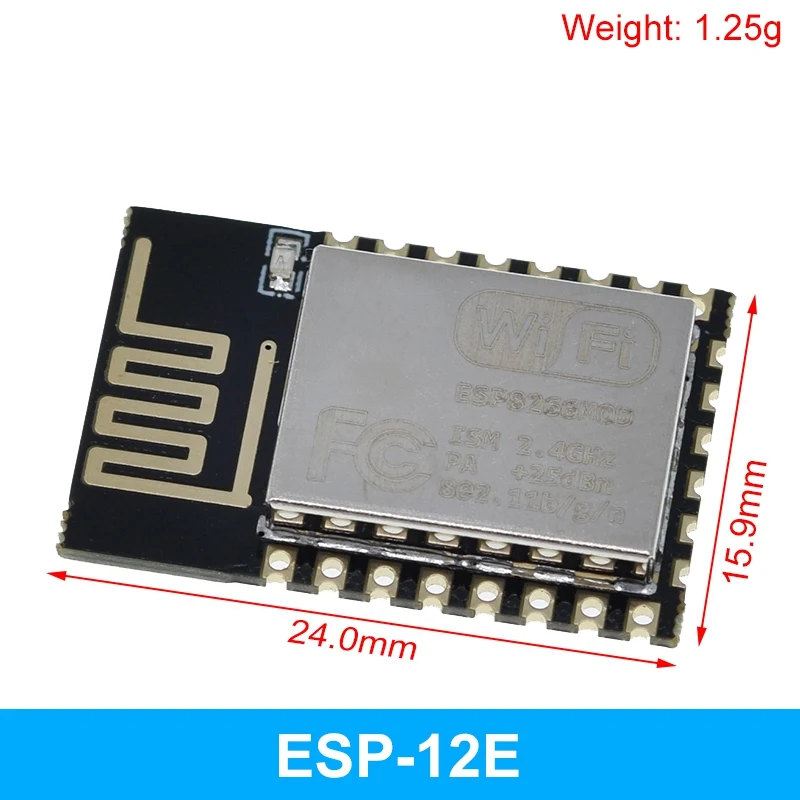 TECNOULAB 5 Stück ESP-12E ESP12E ESP8266 Verbesserte Version Serial WiFi Erweiterungsboard