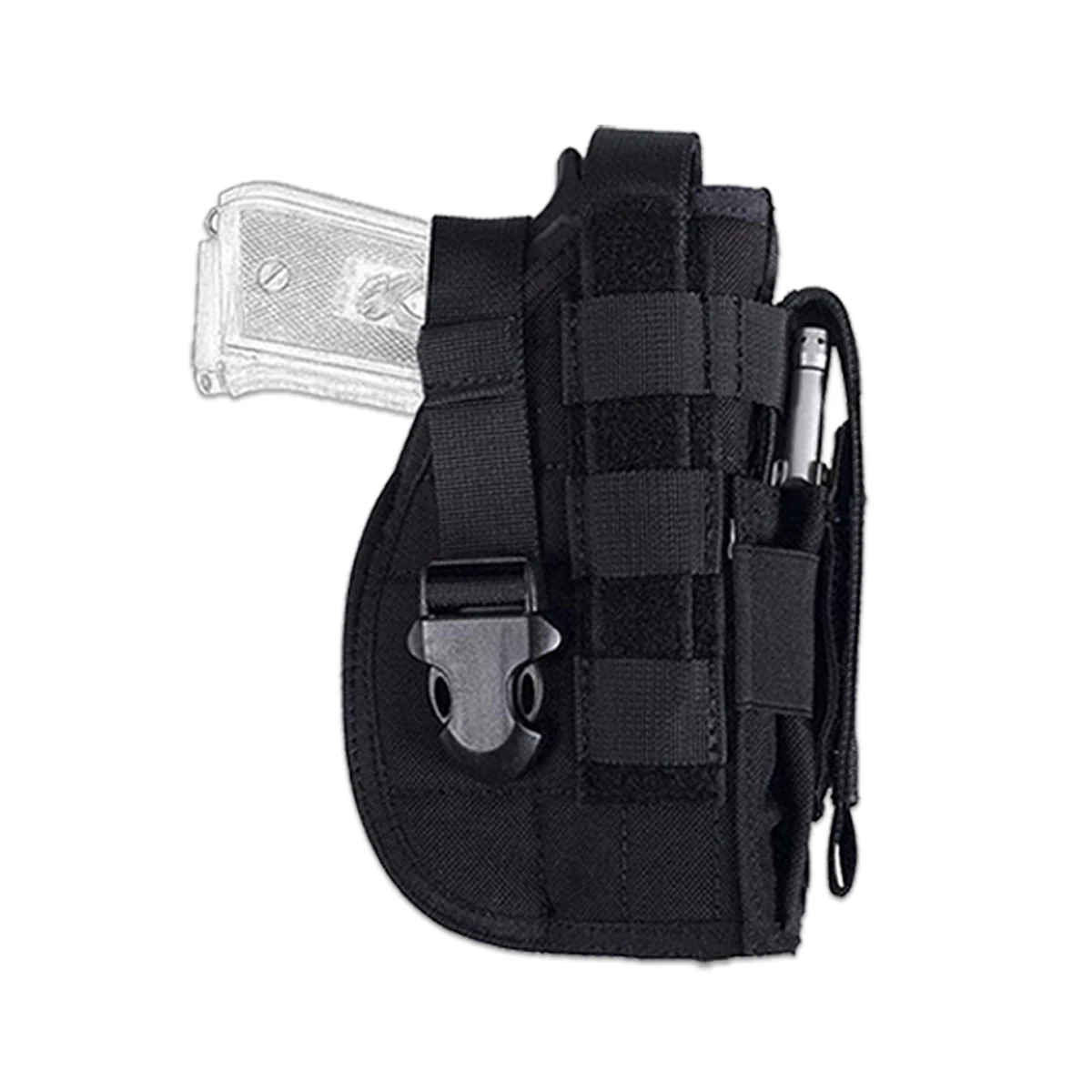 Tactical Universal Holster Molle Modular Belt Pistol Right Hand Nylon Holsters For Glock 17 19 M9 Colt 1911 92 96 Series Pistol