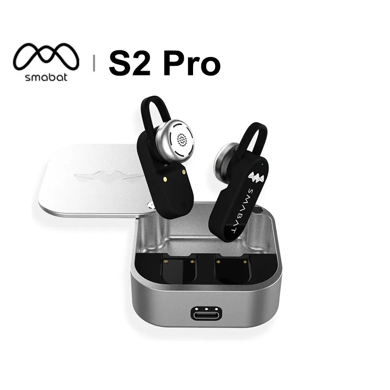 

Smabat S2 Pro TWS Ture Wildless плоские наушники с открытой головкой 14,8 мм динамический драйвер BT5.3 спортивные наушники