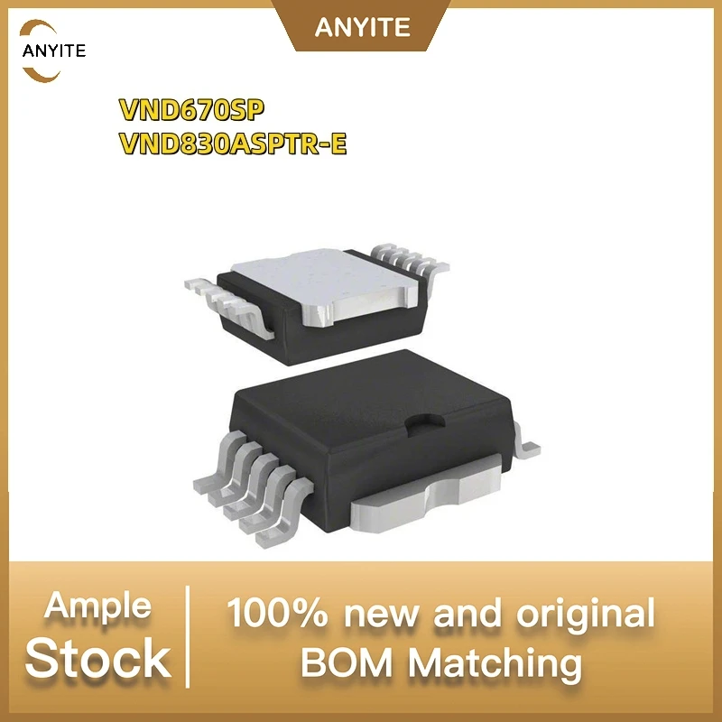 2Pcs/lot New   VND670SP   VND830ASPTR-E   VND830ASPTR    HSOP10