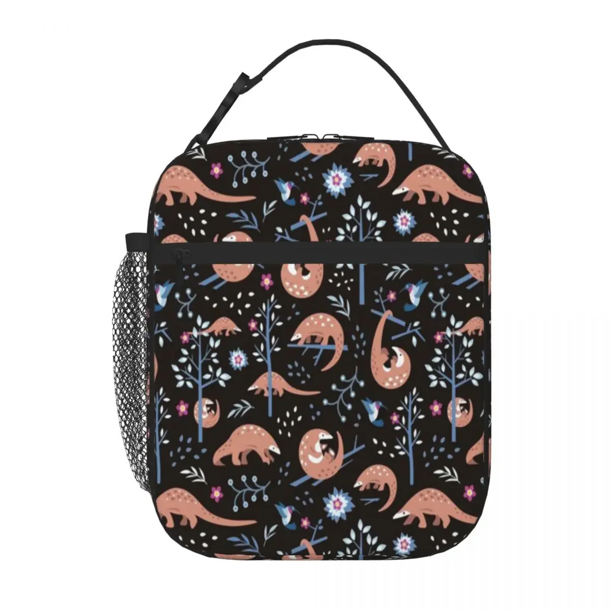 Bestselling Cute Pangolin Pattern - Forest Pattern Simple Foldable Lunch Bag Park Picnic Lunch Handbag