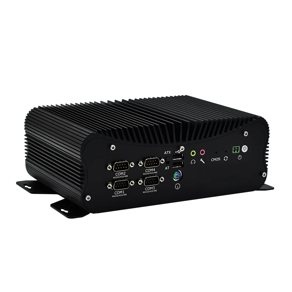 Industrial Fanless Mini PC Intel i7 1165G7 Windows 11 Rugged Computer 8*USB, 6*COM, HDMI, VGA,14*GPIO, 2*i225-V B3 2.5G RJ45 LAN