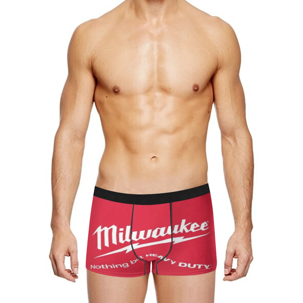 Milwaukee-Calzoncillos Bóxer transpirables para hombre, ropa interior, regalo