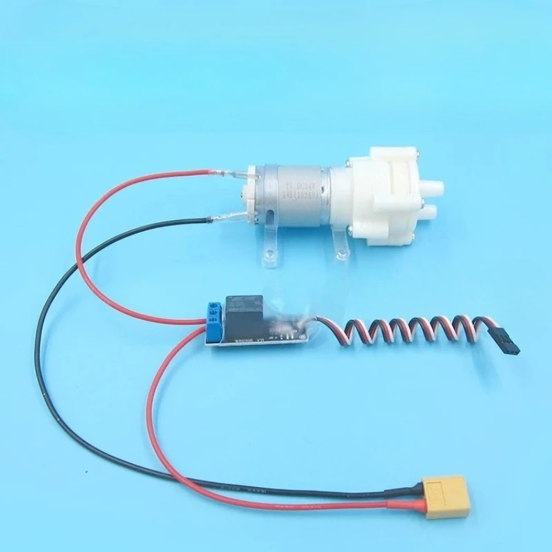 Water Pump Remote Control Relay Switch with XT60/T Plug 4.8v-12v for RC Tug Boat Water Cooling Controling Accessories