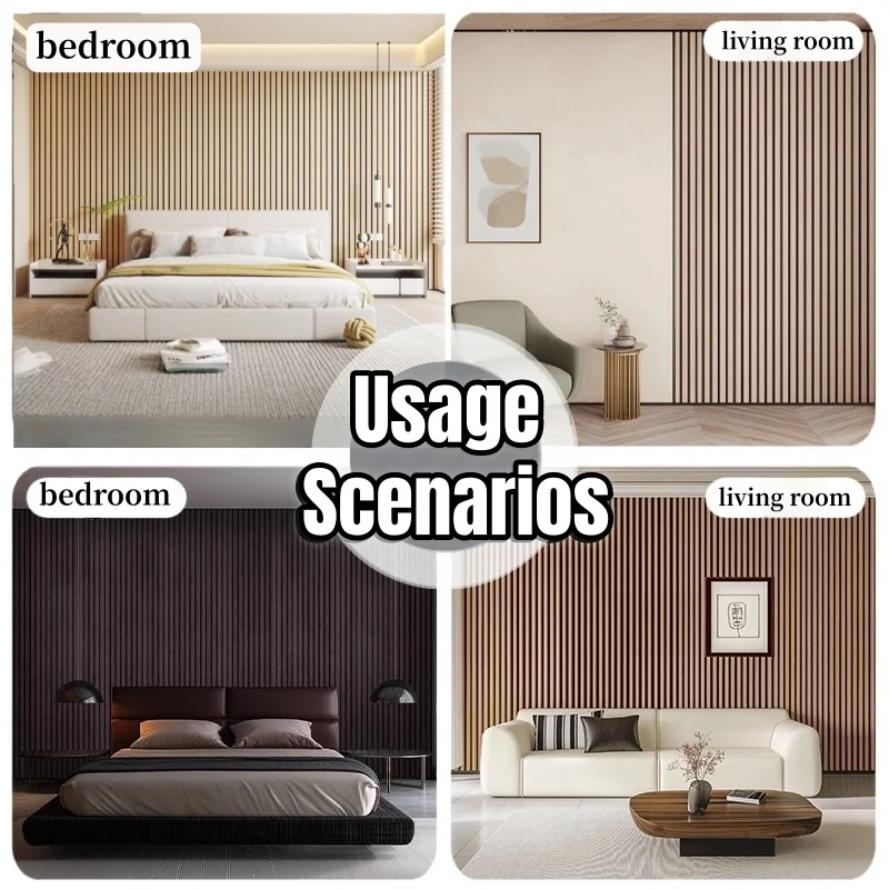 Wallpaper berperekat imitasi serat kayu 3D dekorasi rumah stiker dinding kupas & tempel tahan air untuk renovasi ruang tamu kamar tidur