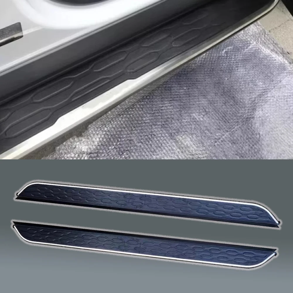 2pcs fit for Range Rover Evoque 2011-2019 Side Step Running Board Aluminium Pedal (with Brackets)