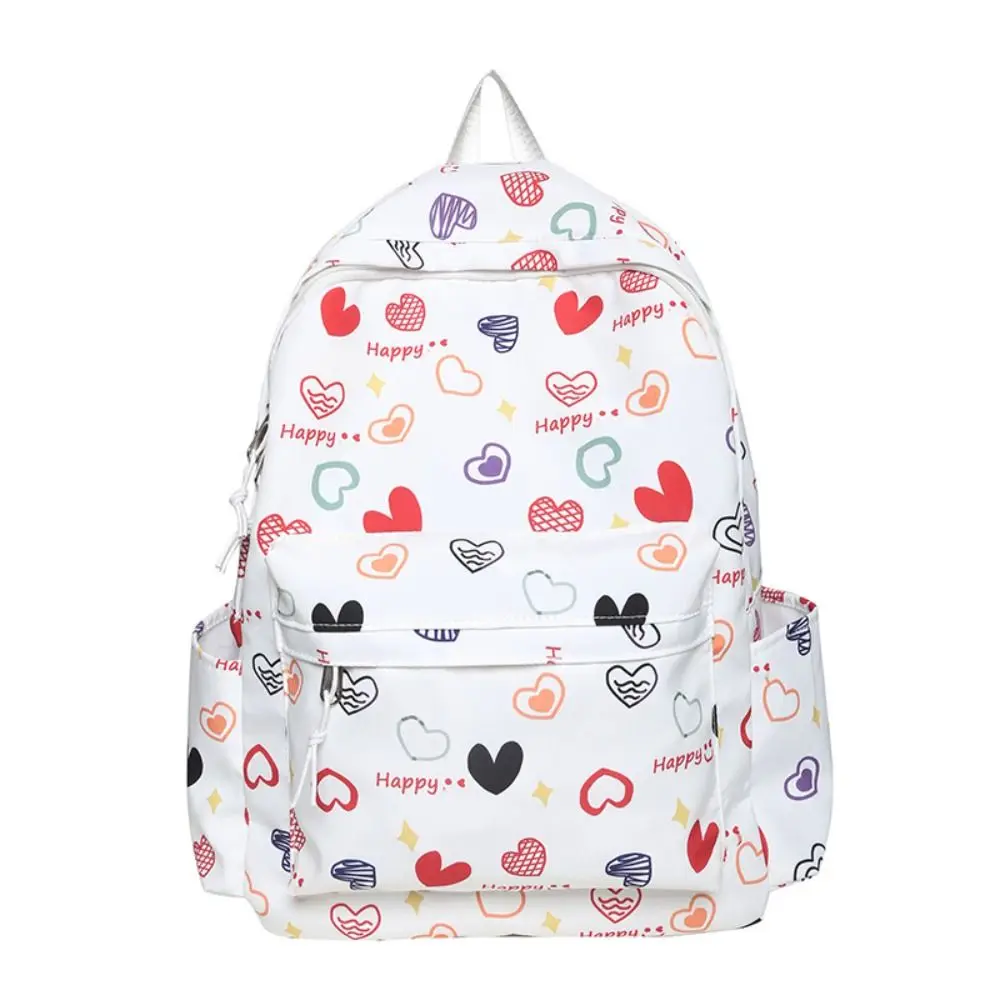 

Cartoon Print Shoulder Backpack Large Capacity Lightweight Travel Laptop Rucksack Wear-resistant Polyester Student School bag