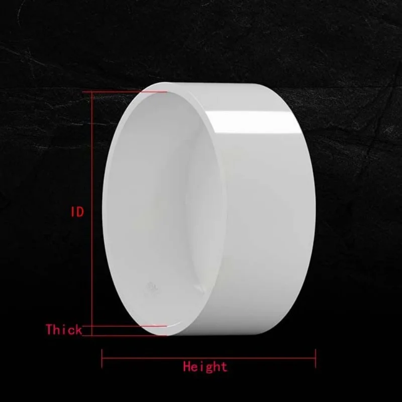 White /Blue /GrayEnd Cap Plug PVC Tube Joint Pipe Fitting Coupler Water Connector For Aquarium Fish Tank ID16/20/25/32mm-200MM