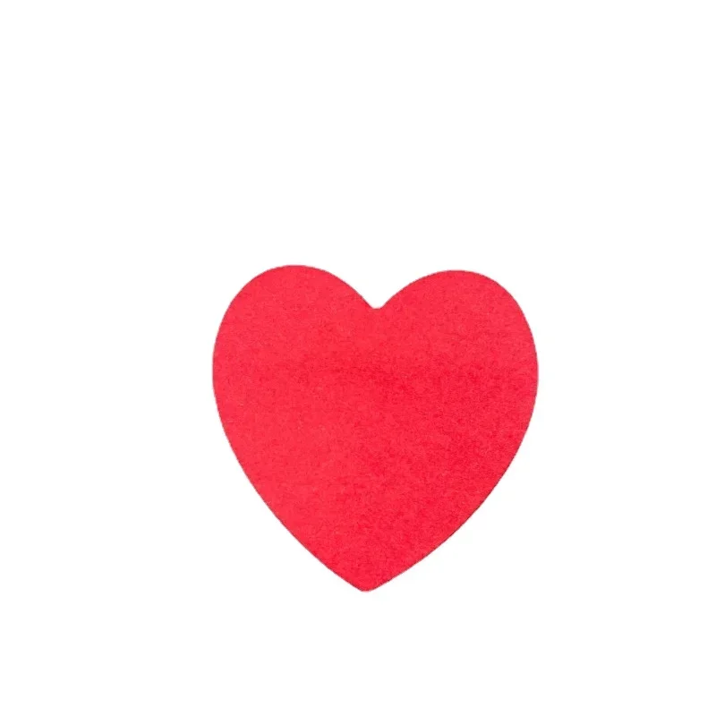 100sheets/pc Memo Pad Solid Color Heart Shaped Notepad for Staff Students Stationery Sticky Note Writing Pads Note Pad image 3