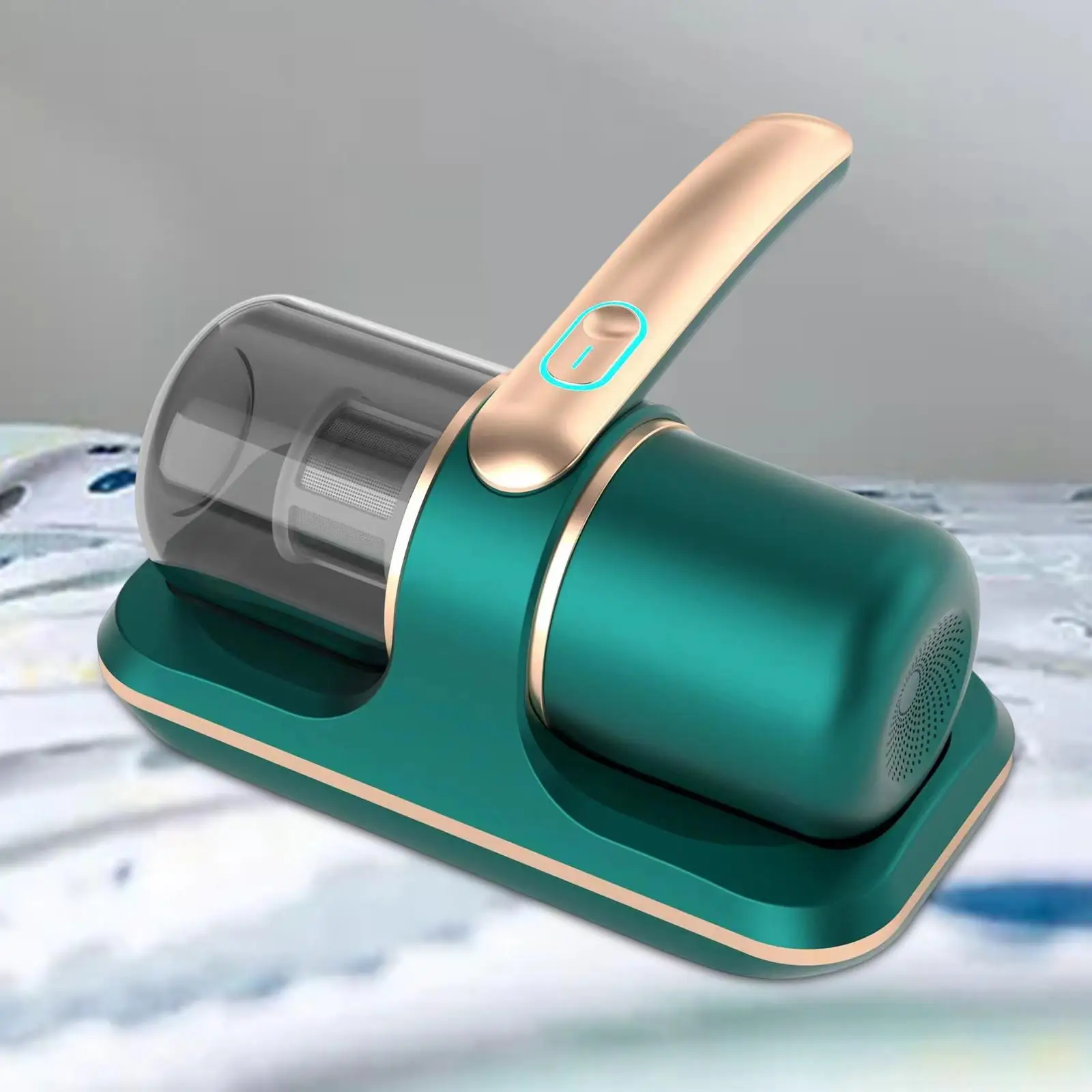 Handheld Bed Vacuum Mite Remover Cleaning Machine for Mattress Sheets Quilts gray