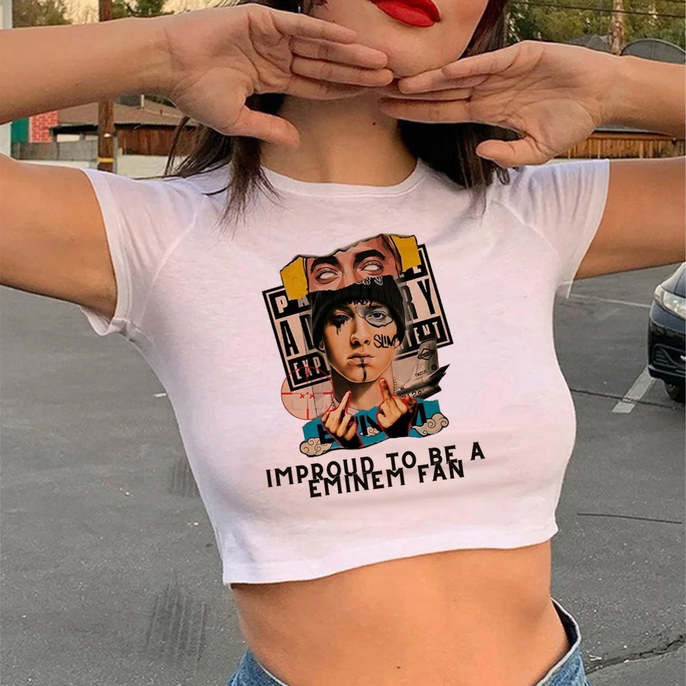 Eminem t shirt women designer graphic top female y2k clothes