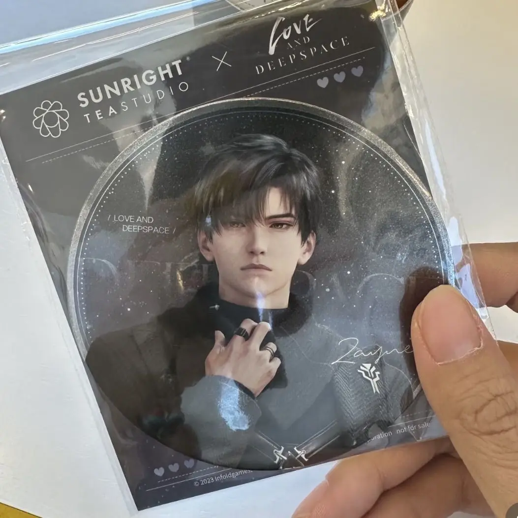 2 قطعة الحب و Deepspace Zayne Xavier دبابيس أنيمي لطيف شارات دبابيس مستديرة التلبيب دبوس ظهره قبعة اكسسوارات تحصيل الهدايا