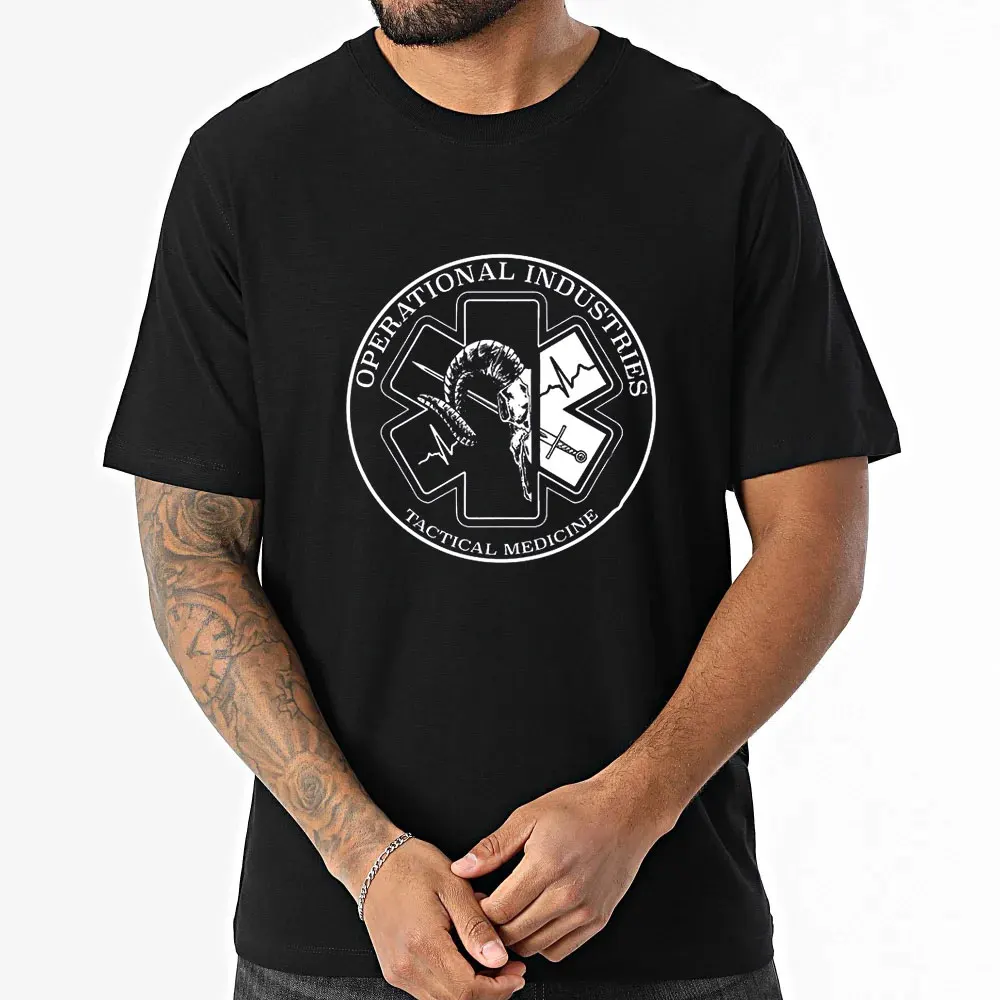 

Tactical Medicine Spartan Helmet Gift T Shirt Ancient Roman Greek warrior helmet Graphic Clothes 100% cotton All size Tops S-6XL