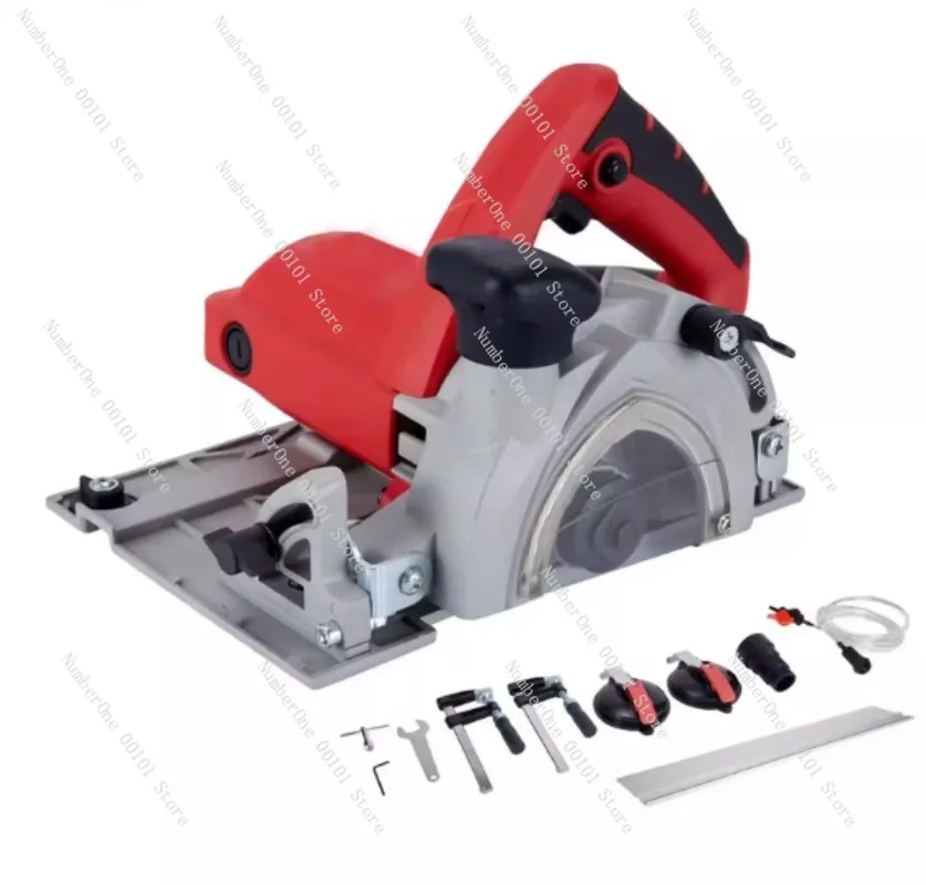 Orbital Saw Handheld Electric Circular Insert 125mm Blade with Rail Marble Tile Cutter