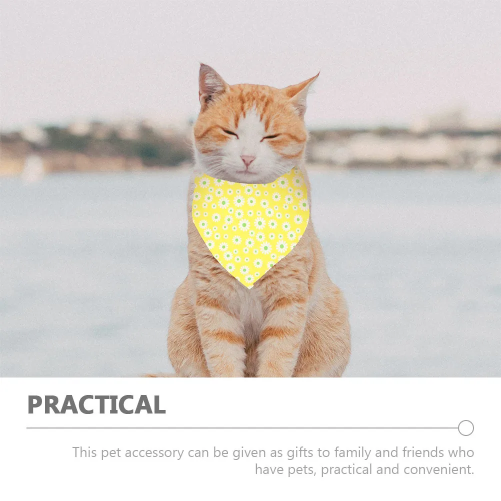 

Pet Dog Triangular Bandana Decor Safe Materials Attractive Design Pet Party Supplies Easy to Wash Dog Triangular Bandana