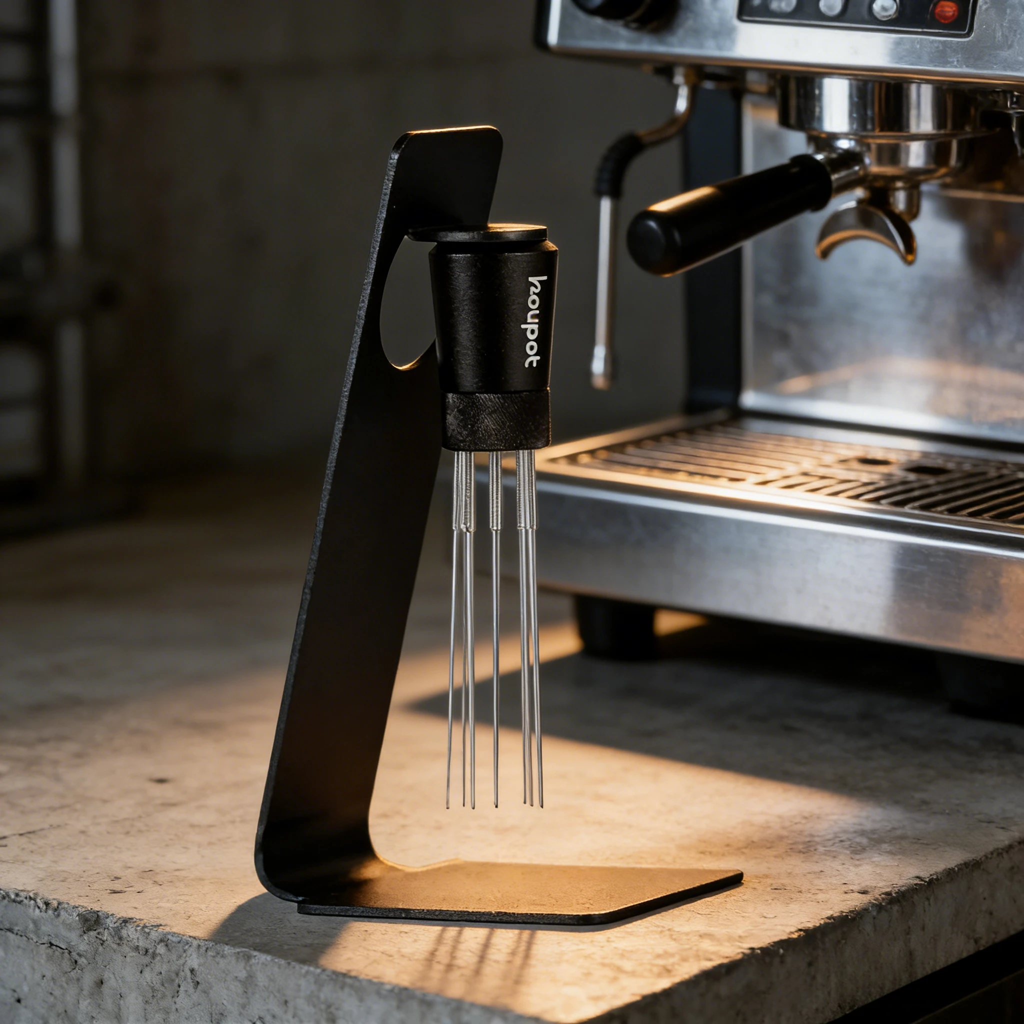 

Barista Tools Espresso Coffee Stirrer Needle 8 Needles Magnetic Absorption Stand Coffee Stirring Distribution Instrument