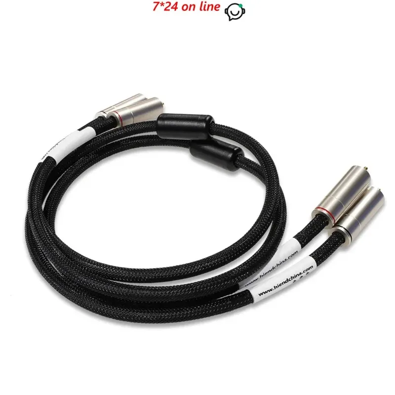 AVplay AV-0701 HiFi Audiophile Hi-end Quality High Top Class 100% Sheild Plug RCA Single Crystal Copper OCC RCA Cable Line Wire