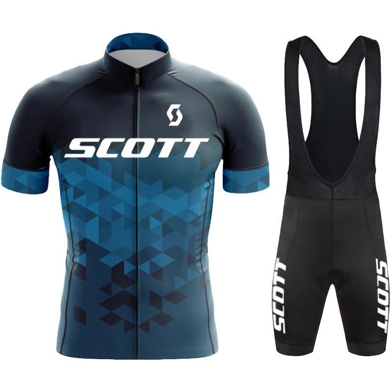 SCOTT Mountain Bikes Man Cycling Set Bicycle Suit Cycling Clothes for Men Mtb Bicycle Clothing Jacket Bike Outfit Men\'s Shorts