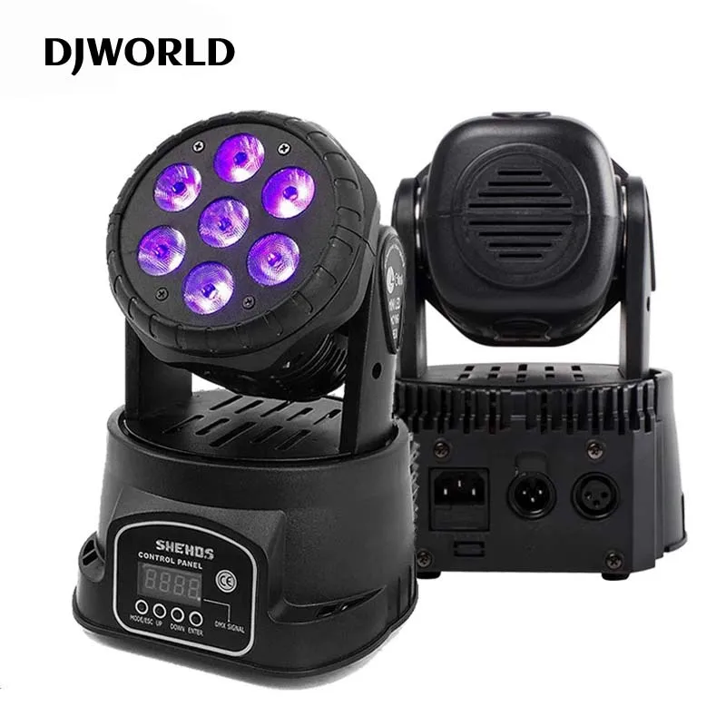 

LED Light Moving Head 7x12W RGBW Bar Stage Effects Party Soundlight Nightclub Professional DJ Lighting DMX Disco Light Party