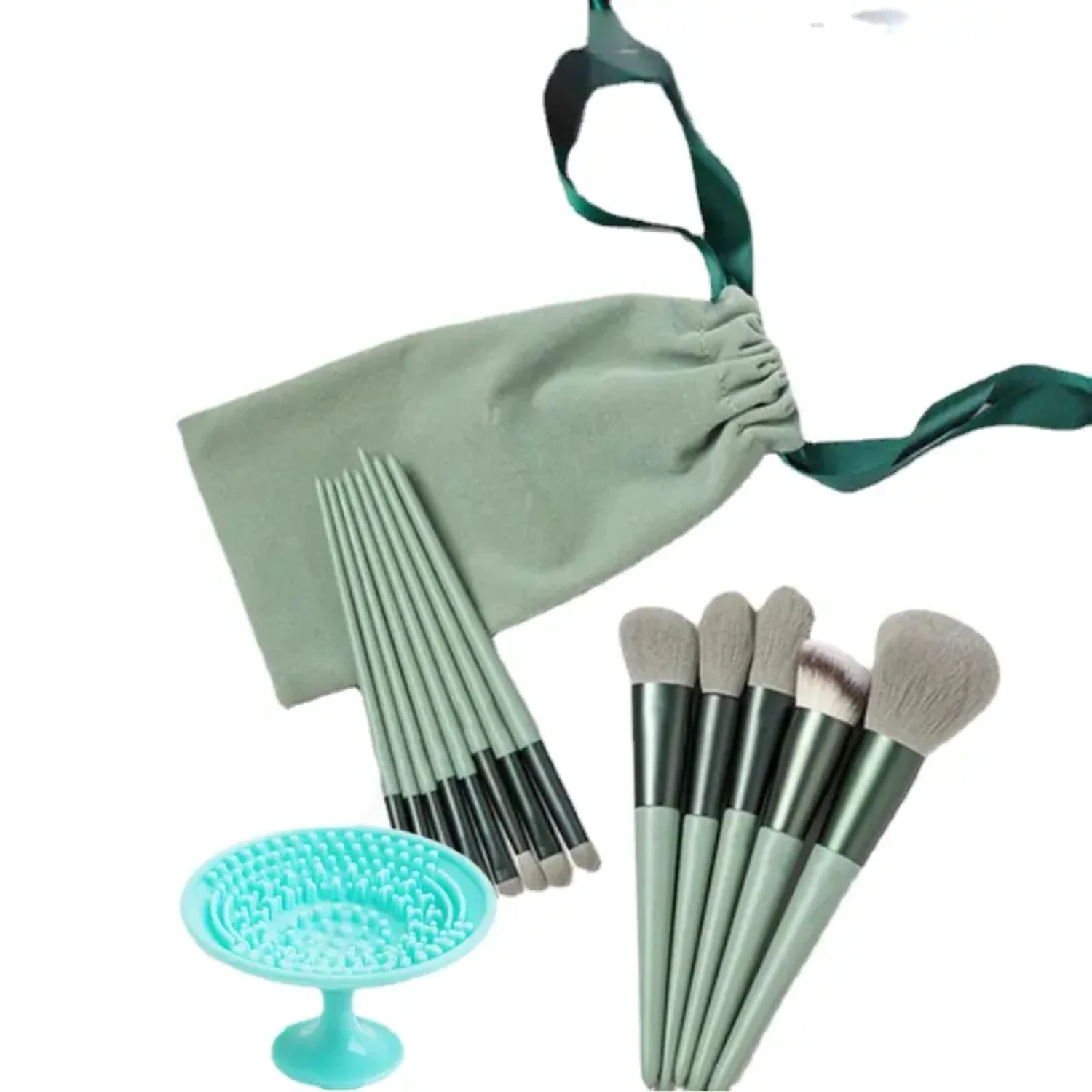 Conjunto luxuoso de 13 peças de pincéis de maquiagem para base, pó, corretivos, sombras, inclui saco de presente