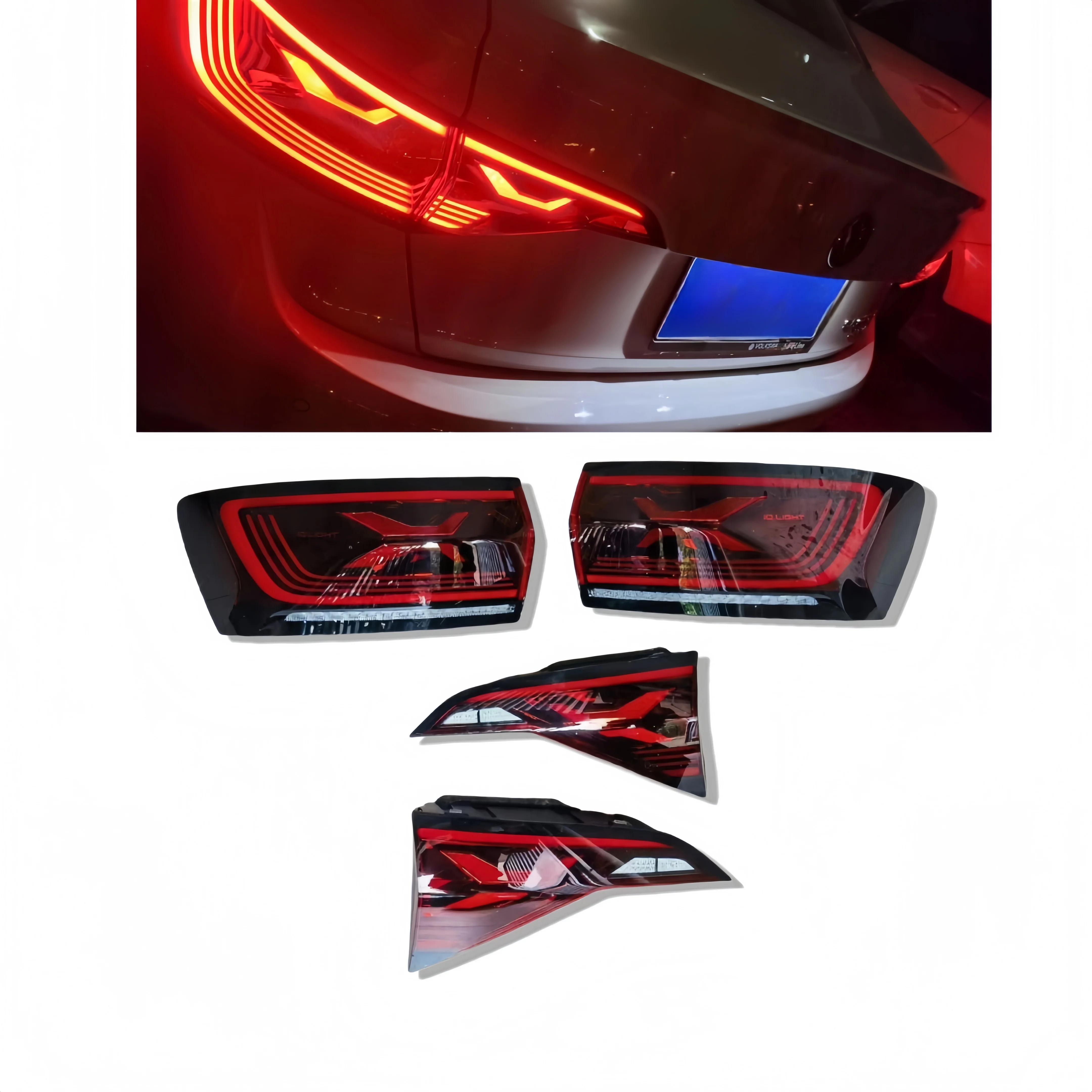 

OEM для Jetta MK7 IQ задние фонари/комплект динамических указателей поворота задние фонари