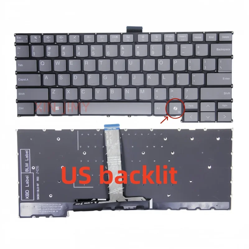 US Backlit Keyboard For Lenovo ThinkBook 14 G8 IAL IRL 21SJ 21SG,ThinkBook 14 G7 ARP IML 21MV,ThinkBook 14 G6+ IMH AHP 21LD