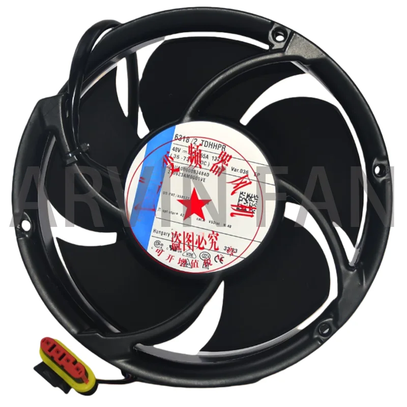 

Brand New 6318/2TDHHP R 48V 127W Inverter Cooling Fan