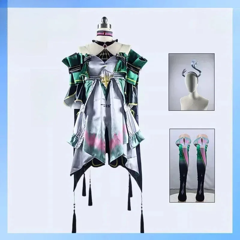 

Cy2025 Wuwa Ciaccona Cosplay Outfit Dress Costume Wig Prop Wuthering Waves Game Clothes Women Full set Halloween Party Fancy Sui