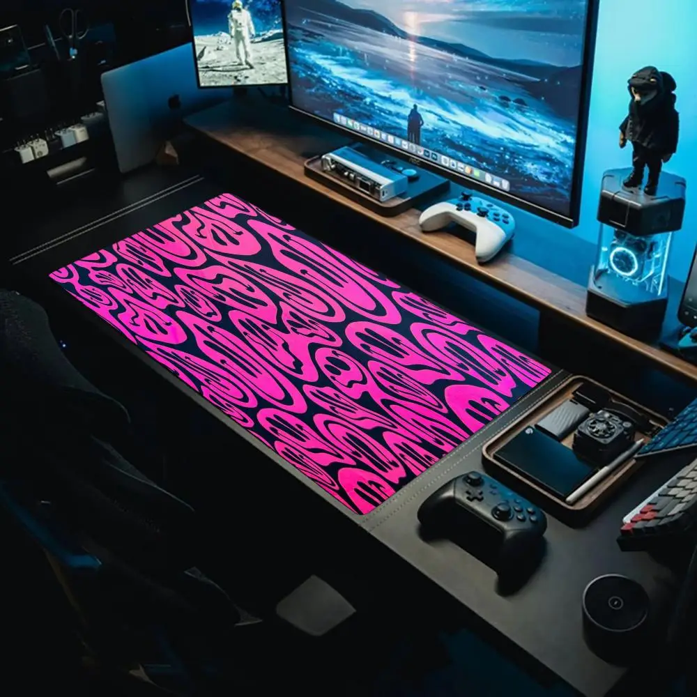 

Contrast color artistic mouse pad, personalized style large mouse pad rubber anti-wrinkle non-slip bottom table mat