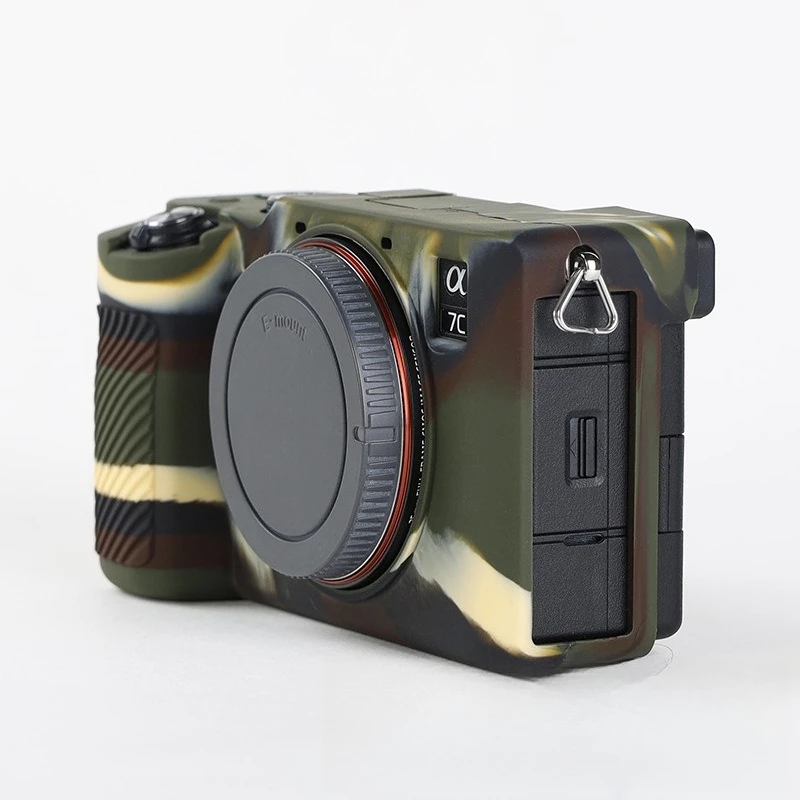 Silicone Protective Case Body Cover Protector Mirrorless Camera Bag For Sony Alpha 7c ILCE7C A7C