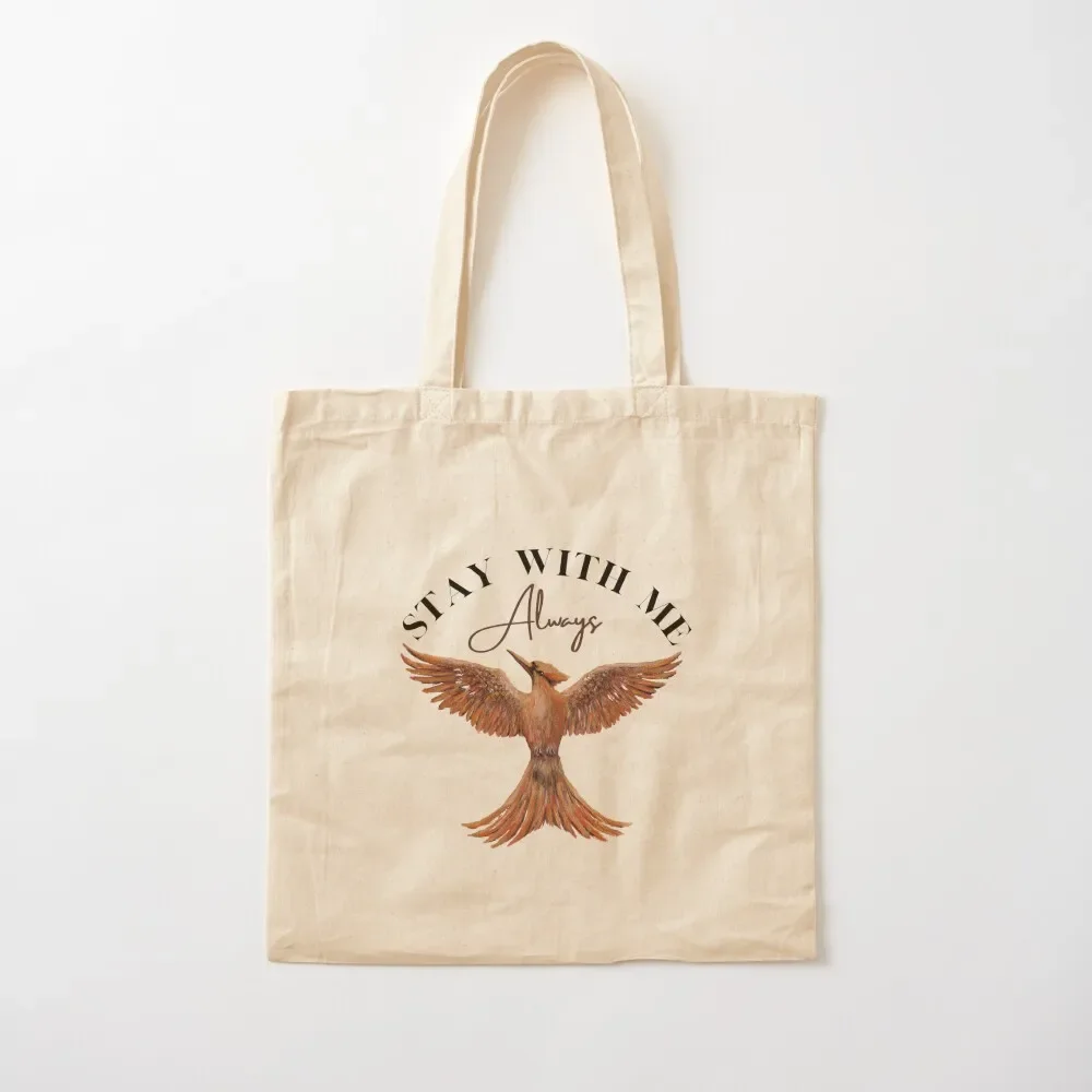 

Mockingjay, Stay With Me - Always. Tote Bag reusable shopping bags tote bag custom Tote Bag