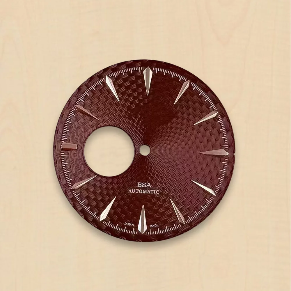 35MM Cocktail Hollow Out Dial 35mm S Dial Fit NH38 Movement High-Quality Weave Dial nh38 Watch Modification Accessories