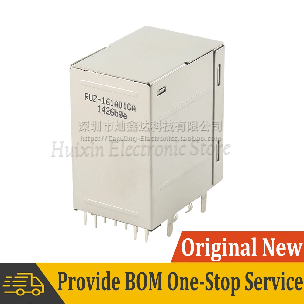 5pcs RUZ-161A01GA RUZ 161A01GA RJ45 Jack 8p8c Conector Gigabit Ethernet Interface Transformador de rede USB LED 1000 Base-T